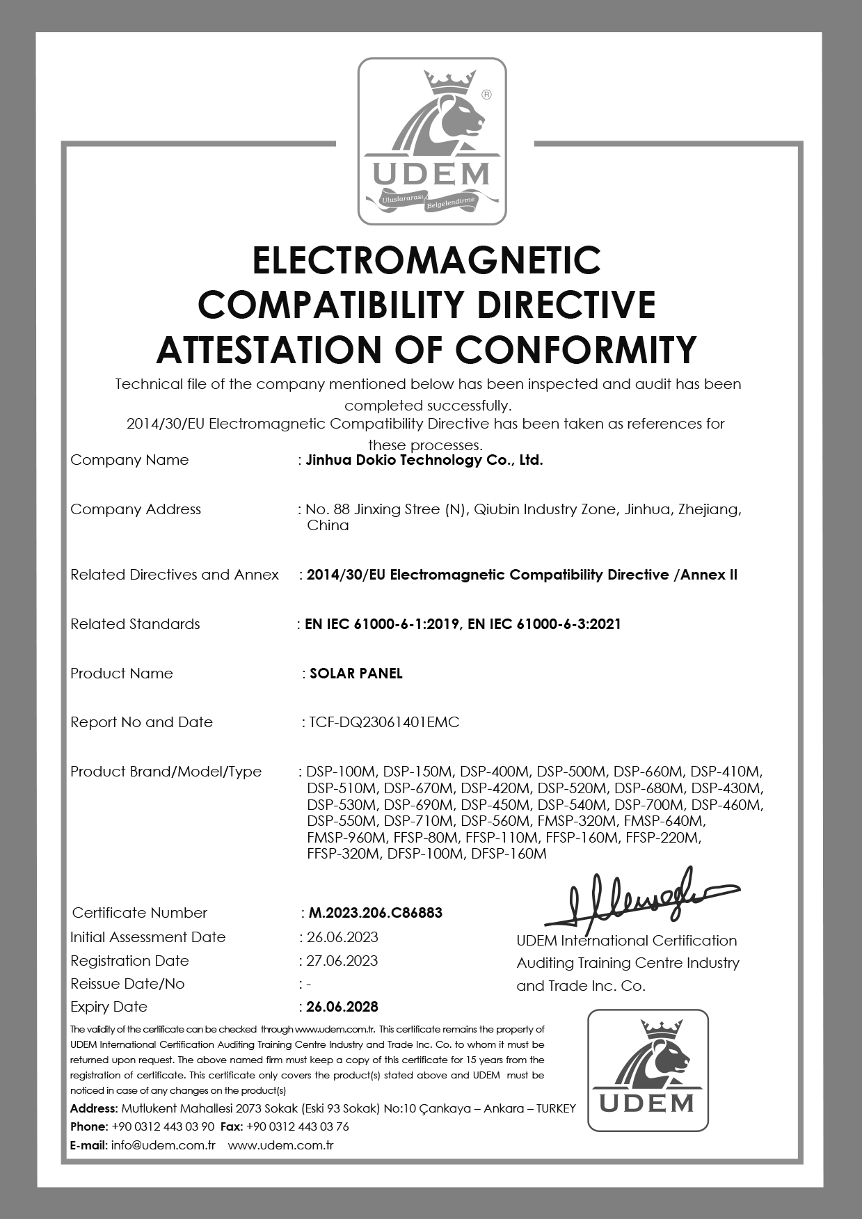 Certificado CE